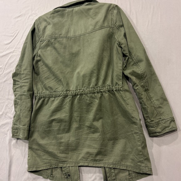 Abercrombie & Fitch Kids Girls XL 16 Army Green Utility Field Jacket - Picture 11 of 14